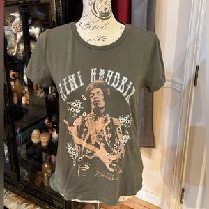 Lucky Brand Authentic Jimi Hendrix Embroidery Graphic Tee